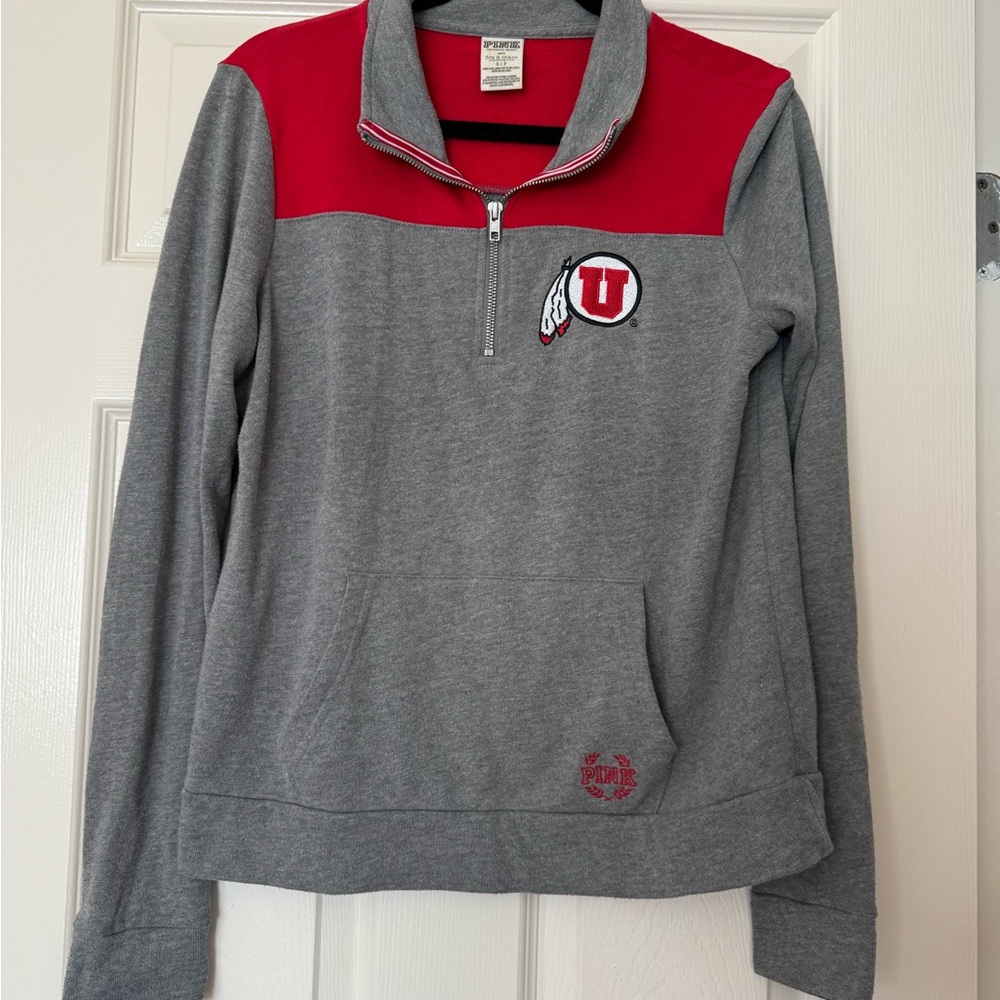 PINK University of Utah Quarter Zip